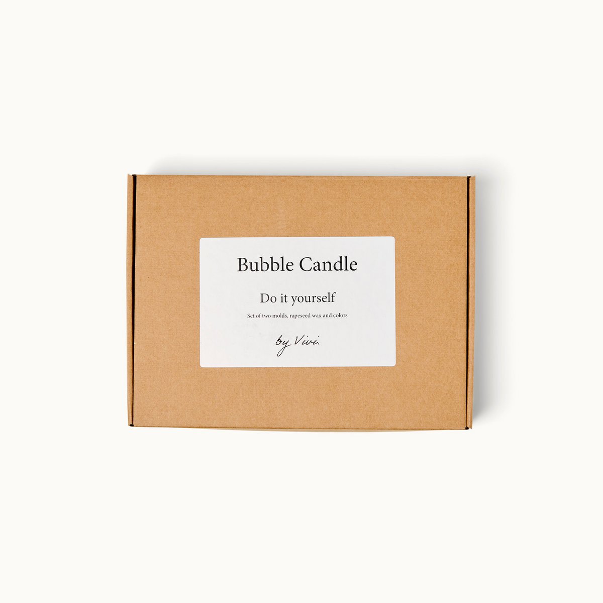 BY VIVI DIY Box Bubble Kerze