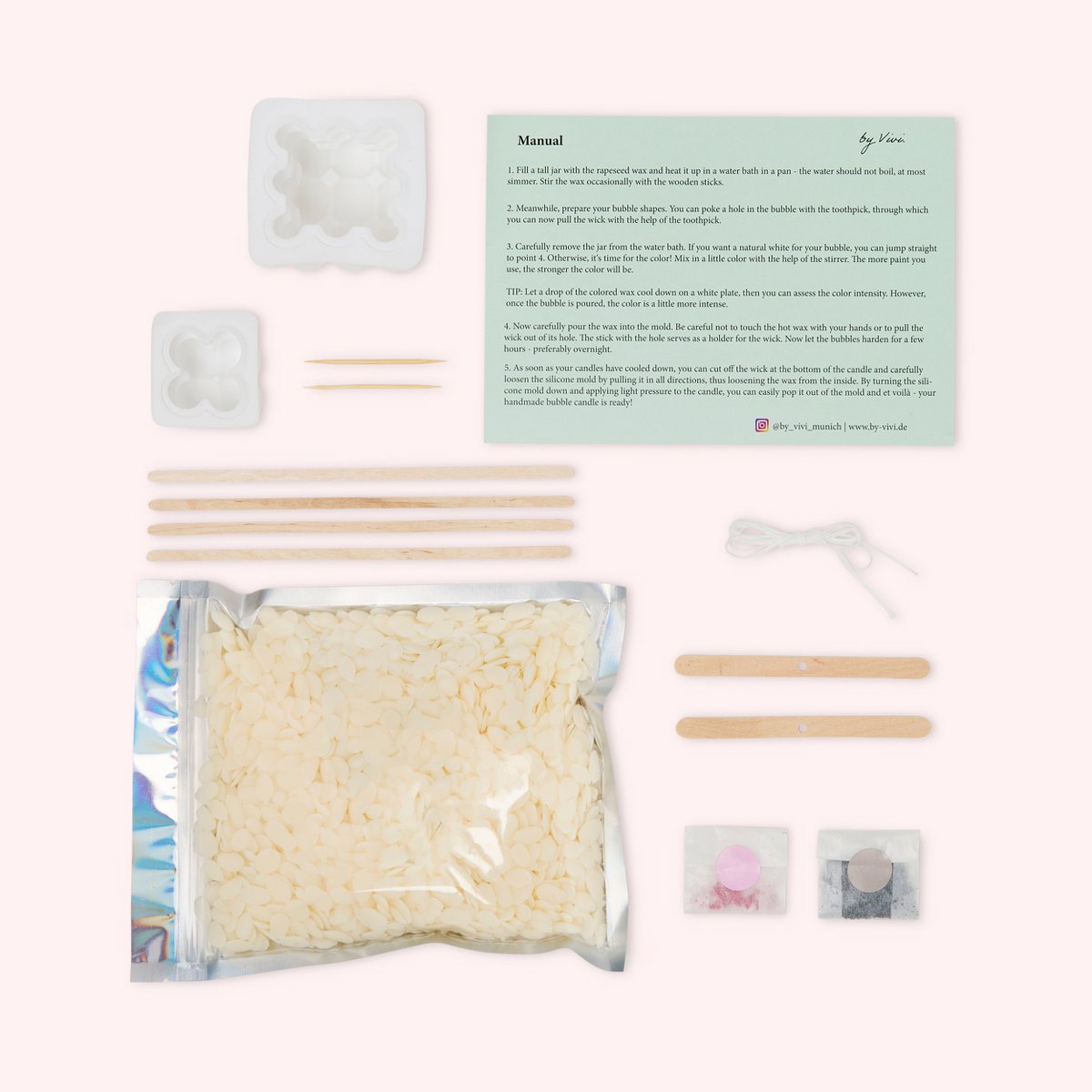 BY VIVI DIY Box Bubble Kerze