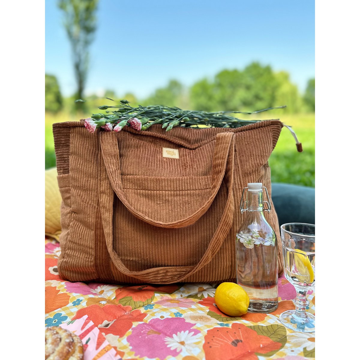 MOI MILI Reisetasche | Wickeltasche | Caramel