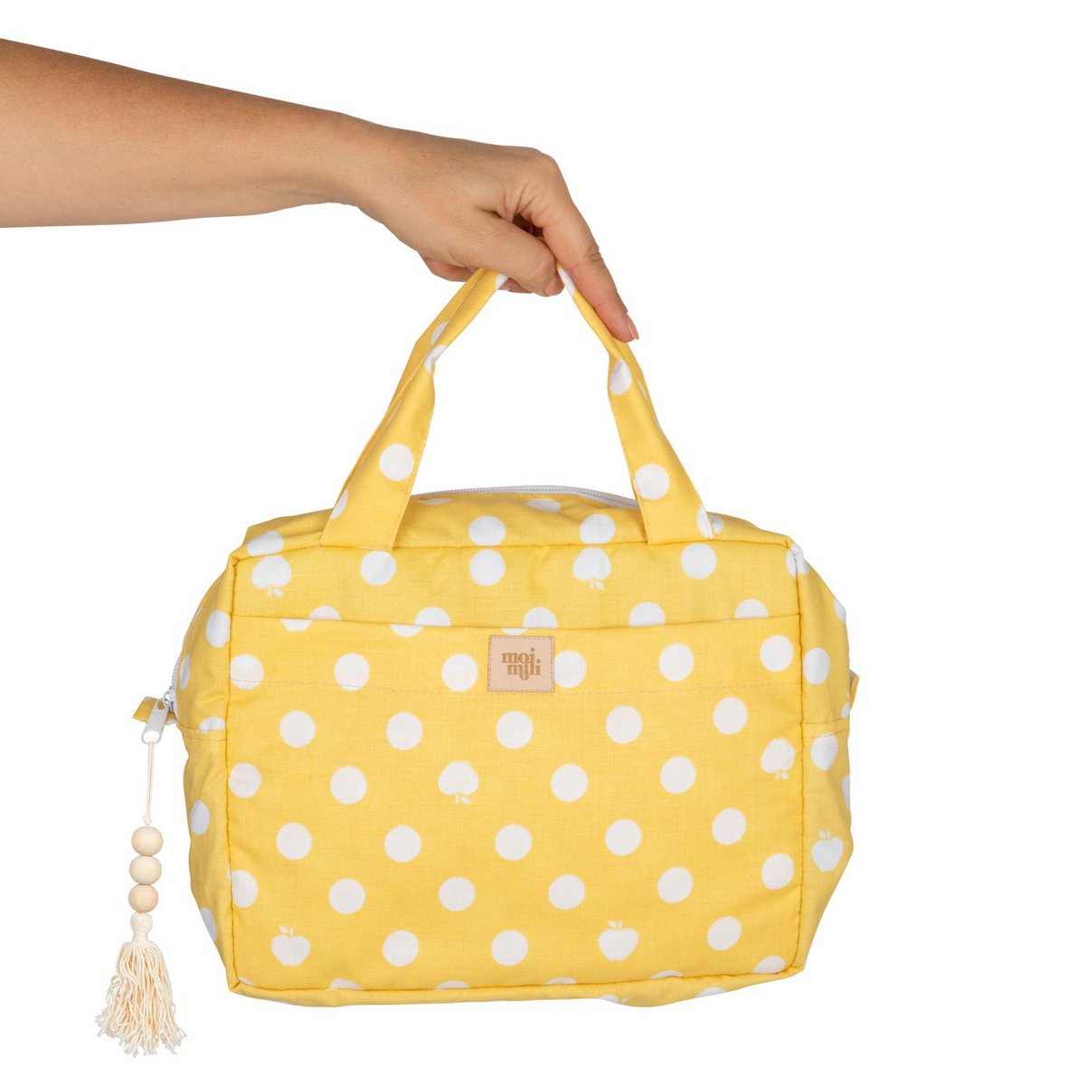 MOI MILI Kosmetiktaschen-Set „Dots“ | Wickeltasche
