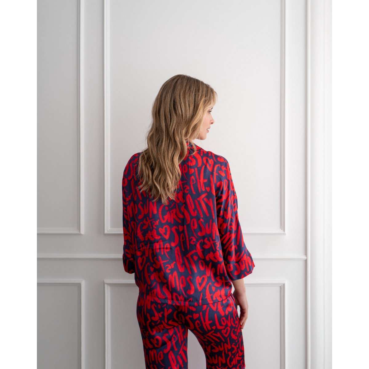BY VIVI Bluse "Self Love" | Loose Cut/lockerer Schnitt