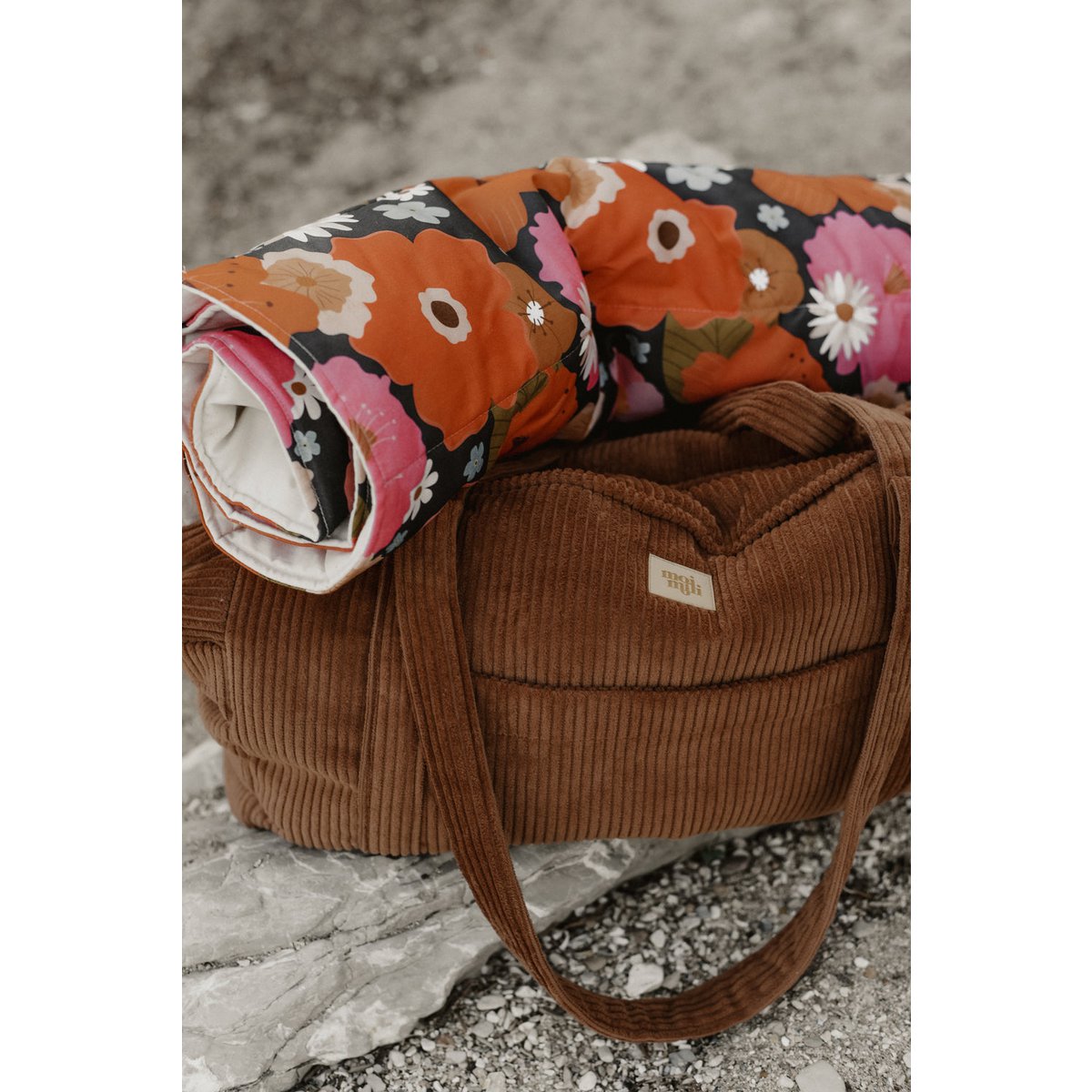 MOI MILI Reisetasche | Wickeltasche | Caramel