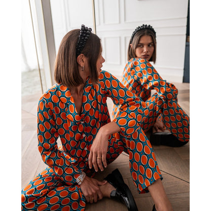 BY VIVI Bluse "Dots" | Straight cut/gerader Schnitt