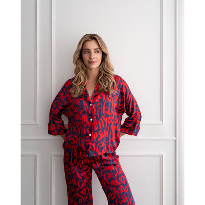 BY VIVI Bluse "Self Love" | Loose Cut/lockerer Schnitt