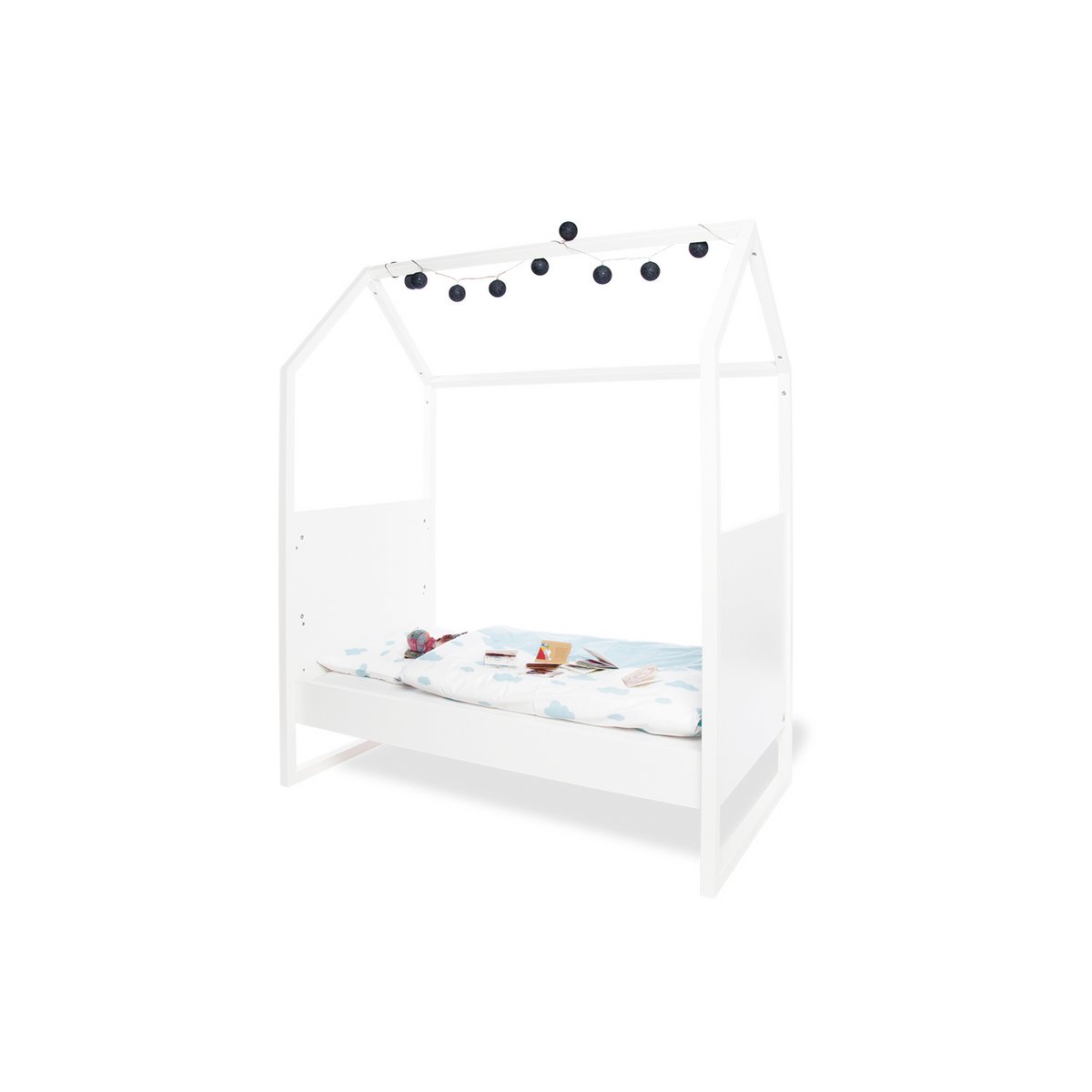 PINOLINO Kinderzimmer 'Hilda & Pan' breit | 3-teilig: Bett, Wickelkommode, Schrank