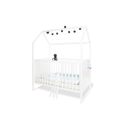 PINOLINO Kinderzimmer 'Hilda & Pan' breit | 3-teilig: Bett, Wickelkommode, Schrank