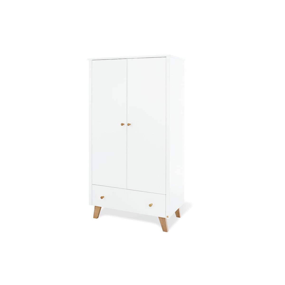 PINOLINO Kinderzimmer 'Hilda & Pan' breit | 3-teilig: Bett, Wickelkommode, Schrank