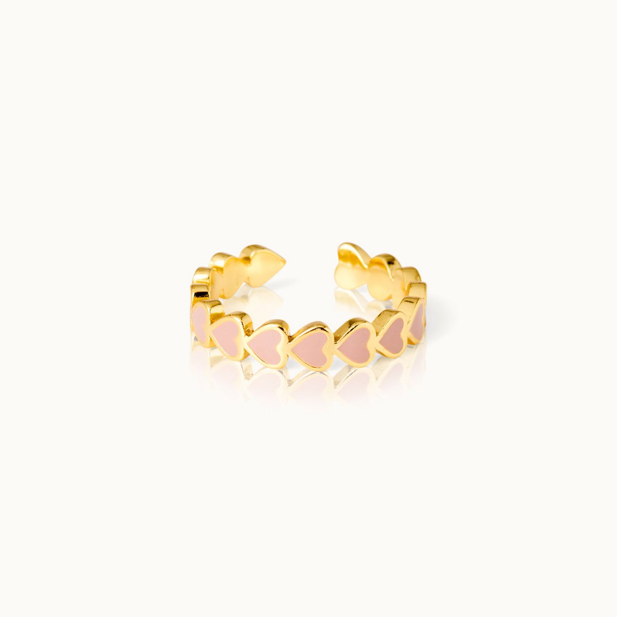 BY VIVI  Ring "The Heart" | Beige