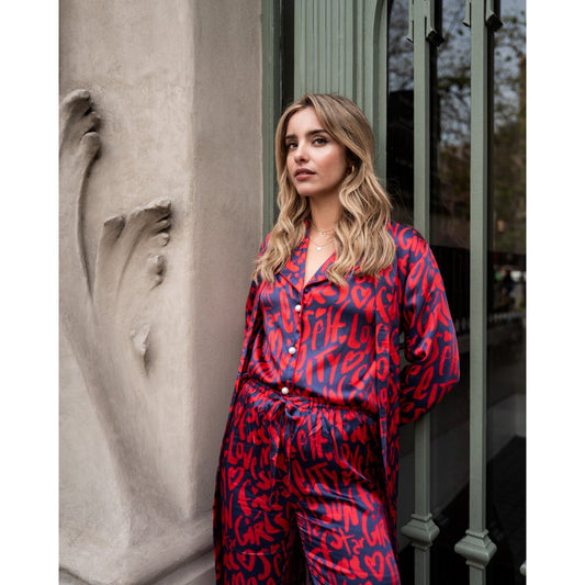 BY VIVI Bluse "Self Love" | Loose Cut/lockerer Schnitt