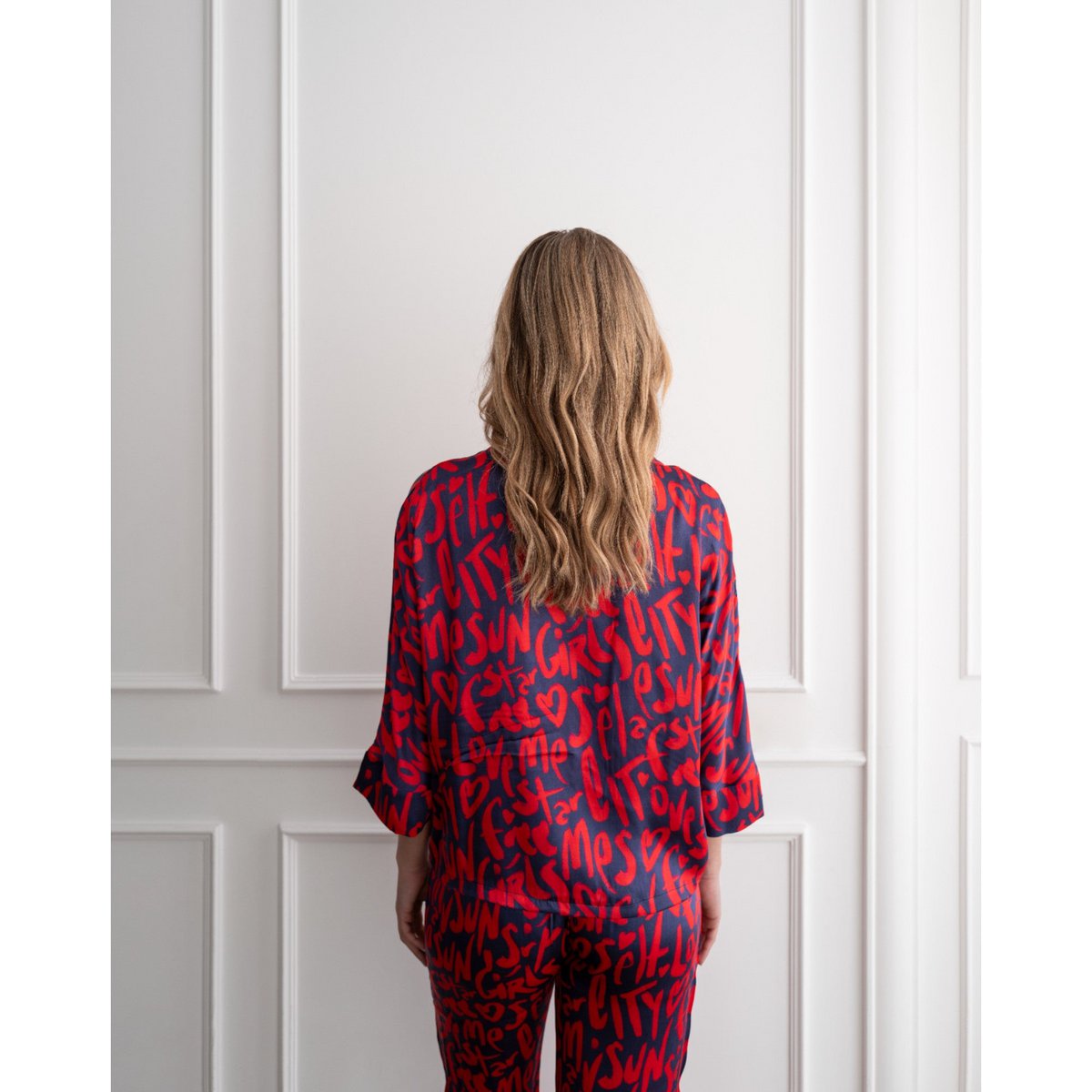 BY VIVI Bluse "Self Love" | Loose Cut/lockerer Schnitt
