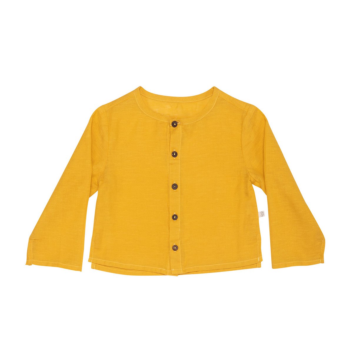 ORGANIC ERA Bio-Hanf-Babyjacke | Senf