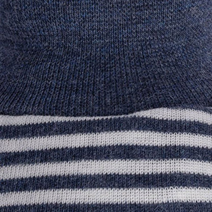 ORGANIC ERA Baby-Schuhe aus Bio-Baumwolle | Newborn | Indigo-weiß gestreift