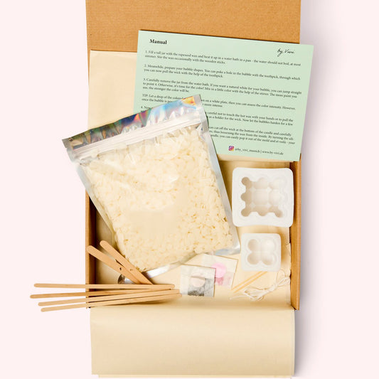 BY VIVI DIY Box Bubble Kerze